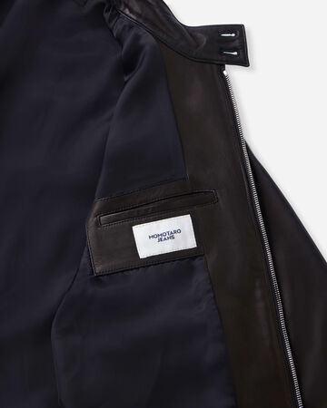SMOOTH LEATHER JACKET,BLK, large image number 19