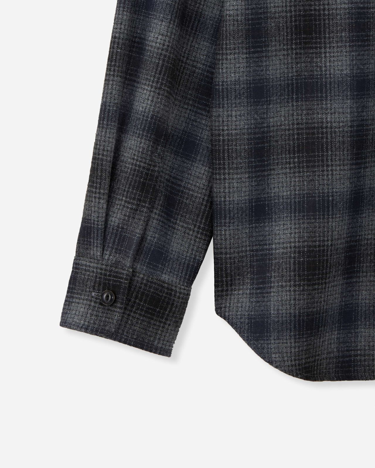WOOL CHECK SHIRT,NAVY, large image number 9