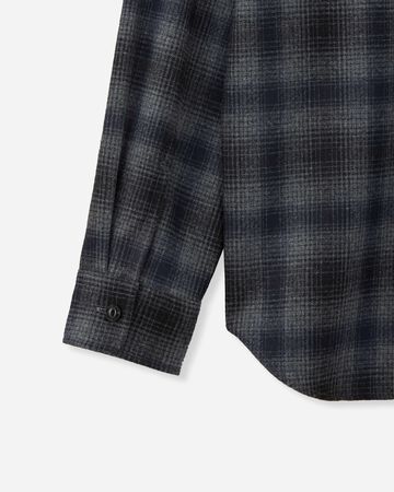 WOOL CHECK SHIRT,NAVY, large image number 9