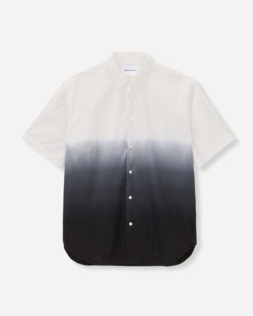 BROAD S/S SHIRT - KYOTO MONTSUKI GRADATION,BLK, small image number 5