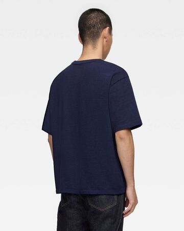 YARN DYED S/S POCKET TEE - INDIGO,Indigo, small image number 2