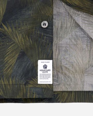 Soon MMSS6000 CYCADS PATTERN S/S SHIRT,GRN, small image number 9