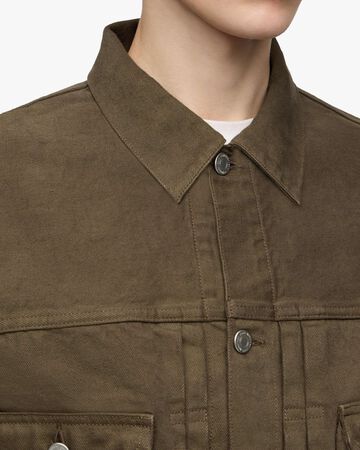 #002 DENIM JKT - MOSS,KHAKI, large image number 4