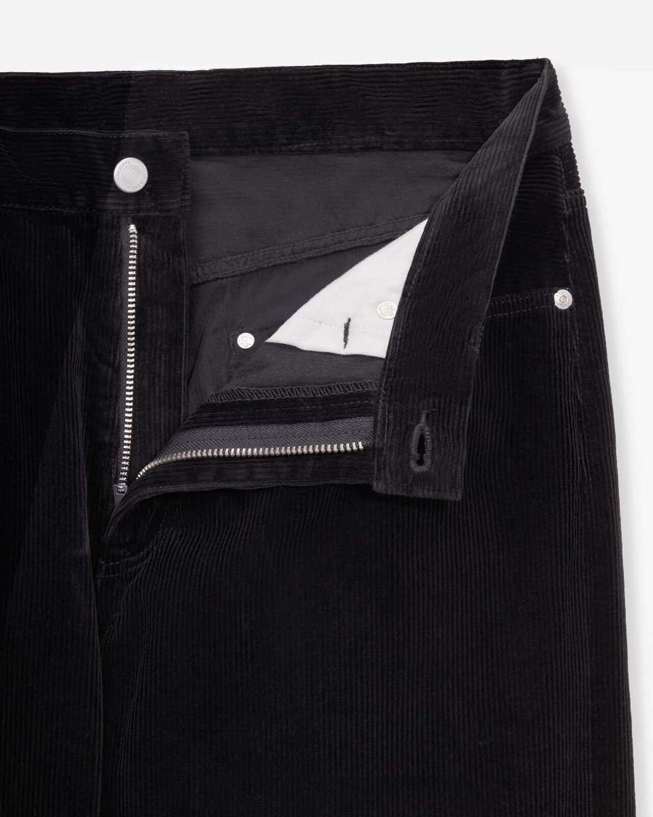 #100 STRAIGHT - CORDUROY,BLK, large image number 7