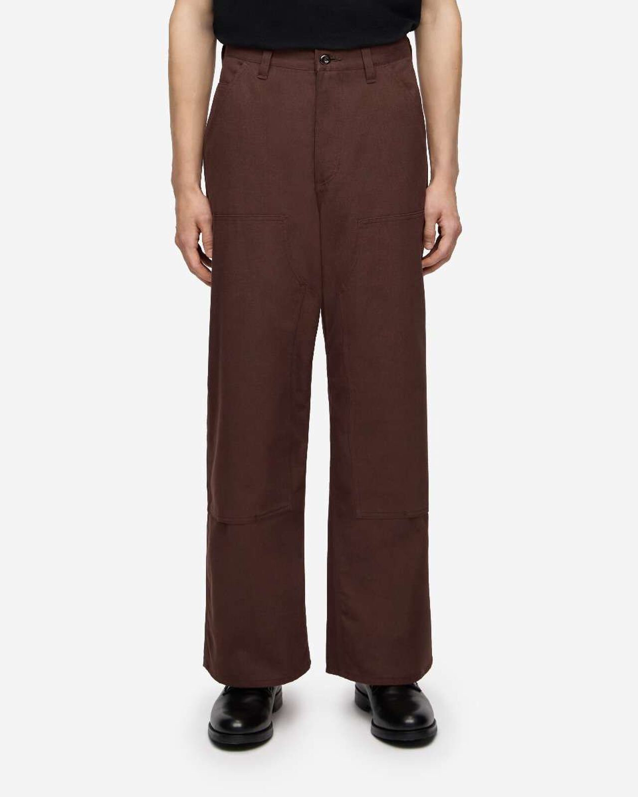 DUCK DOUBLE KNEE PANTS,Marron, large image number 0
