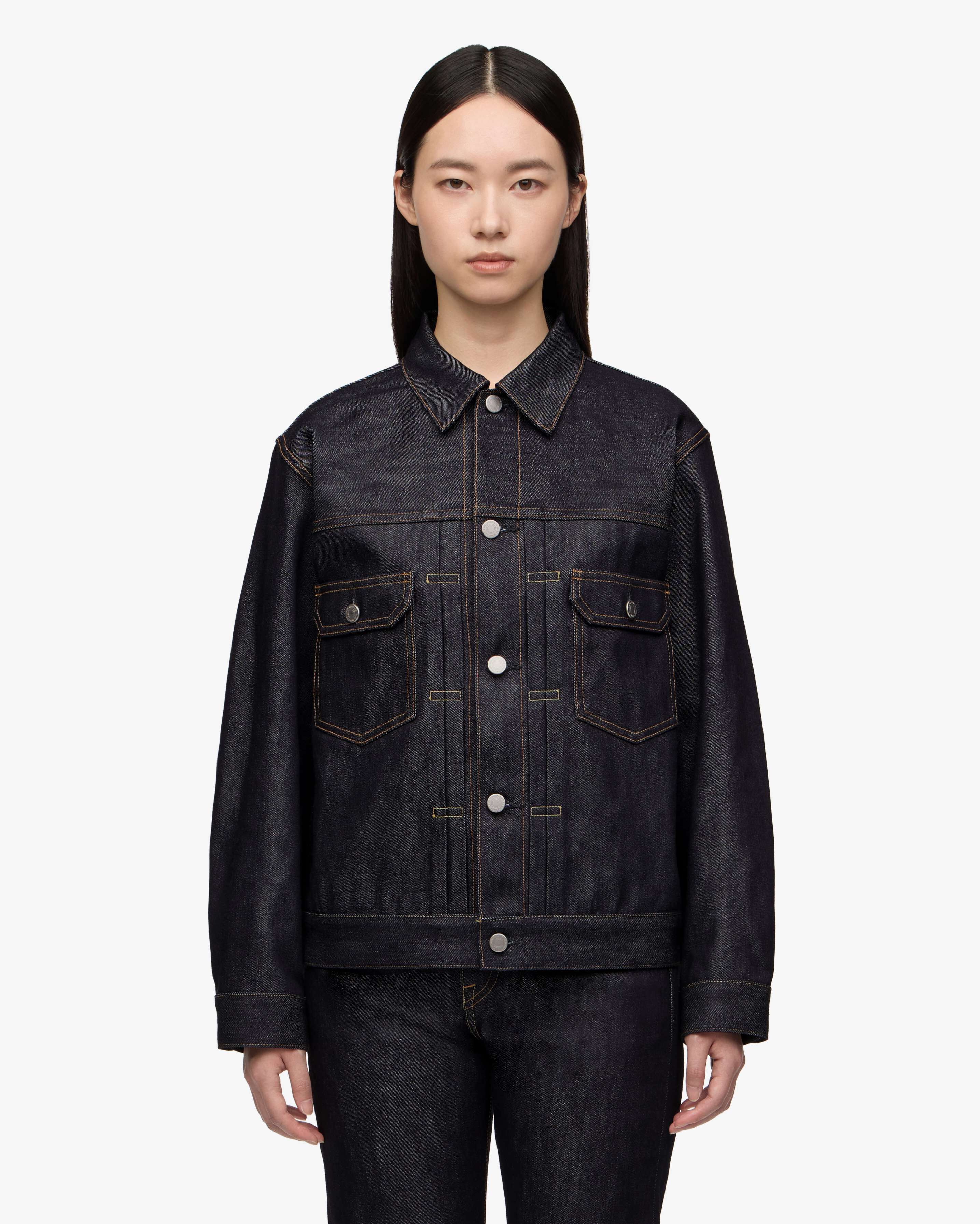 002 SILK DENIM JACKET 15oz