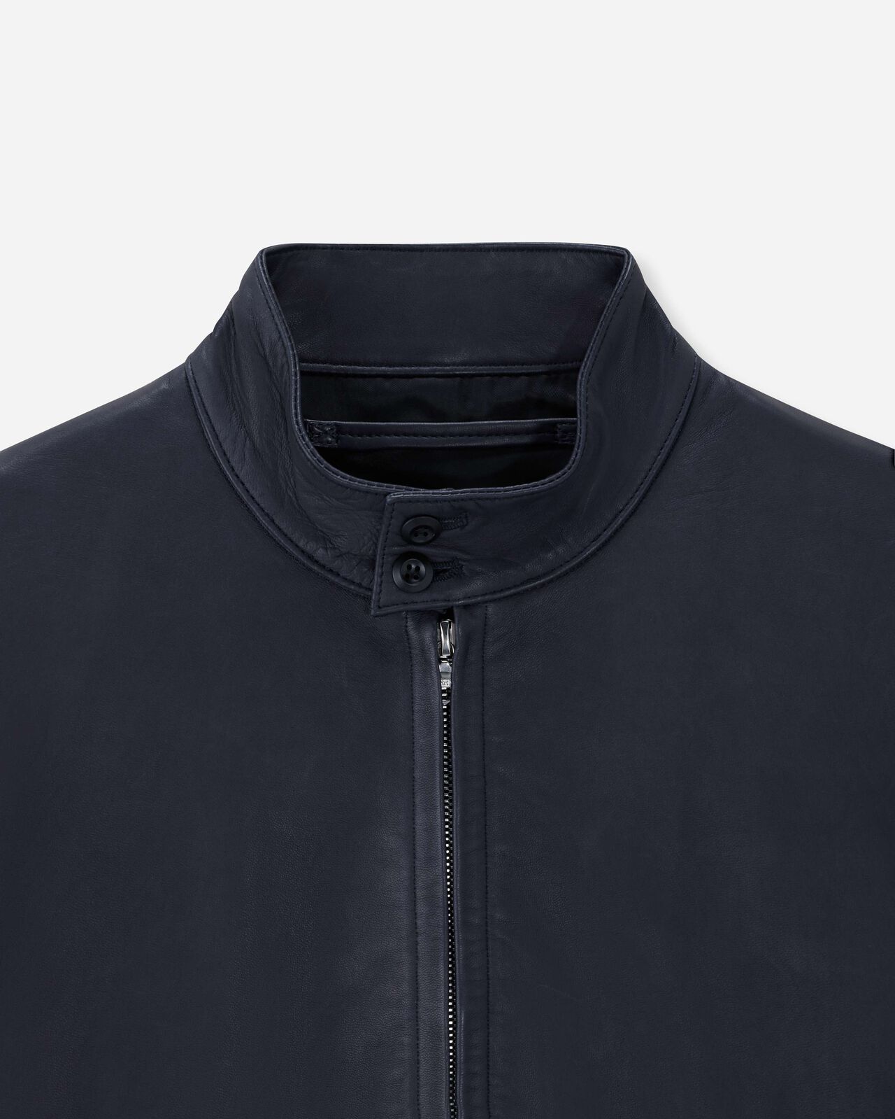 SMOOTH LEATHER JACKET,BLK, large image number 9