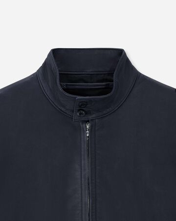 SMOOTH LEATHER JACKET,BLK, large image number 9