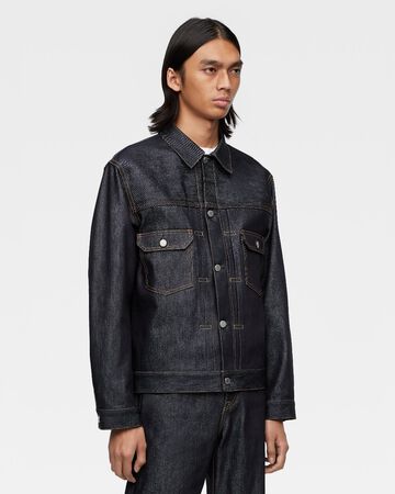 #002 SILK DENIM JACKET 15oz,Indigo, small image number 1