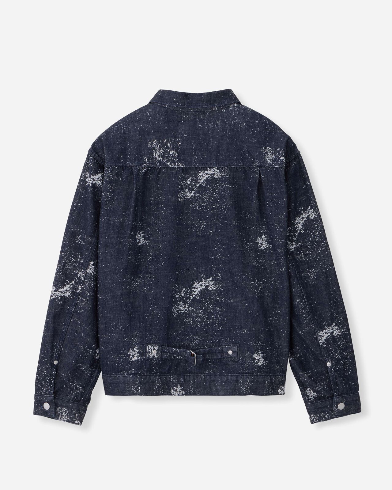 #001 DENIM JKT - JAGUARD,Indigo, large image number 7