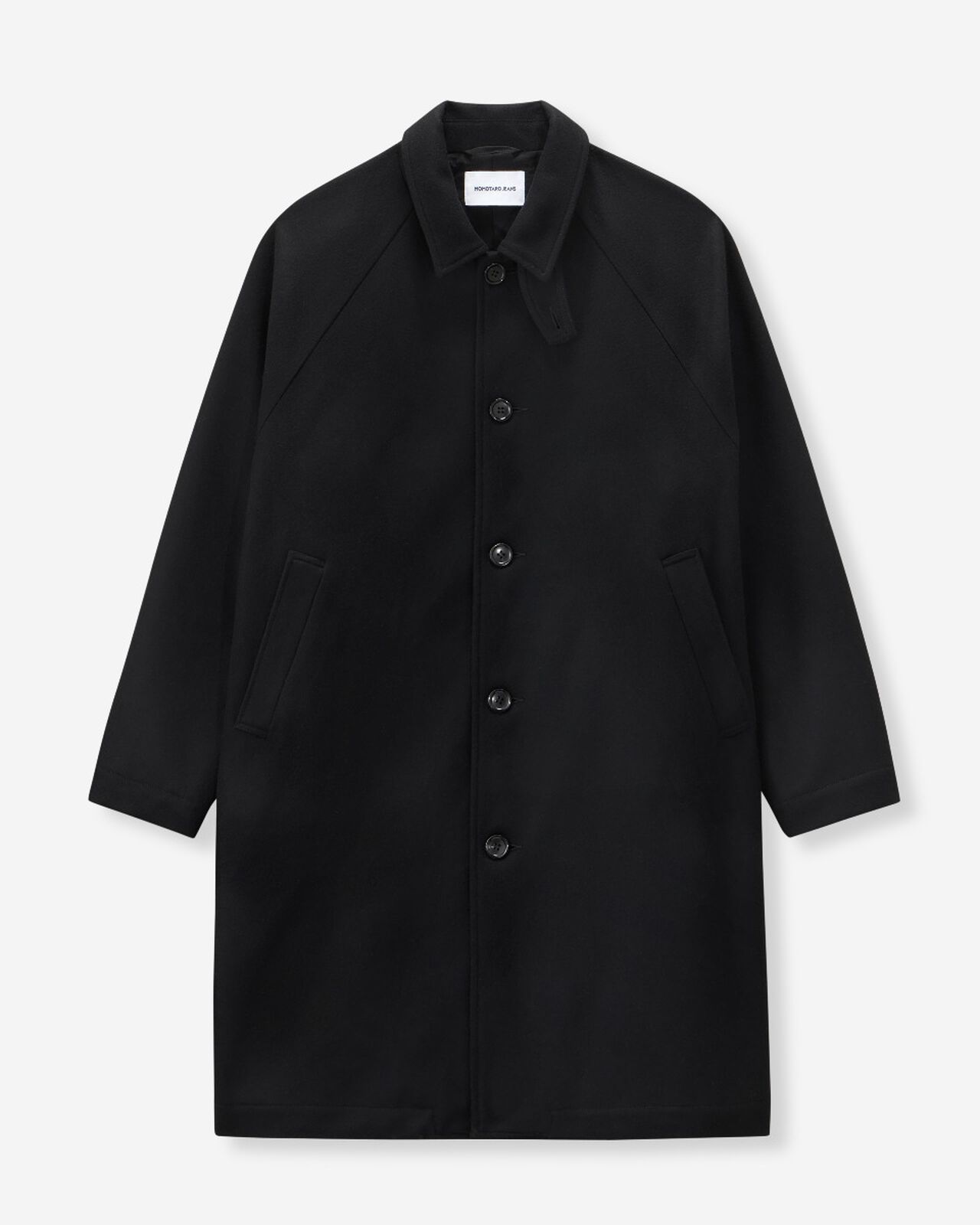 MELTON COAT,BLK, large image number 8