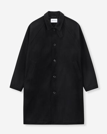 MELTON COAT,BLK, small image number 8