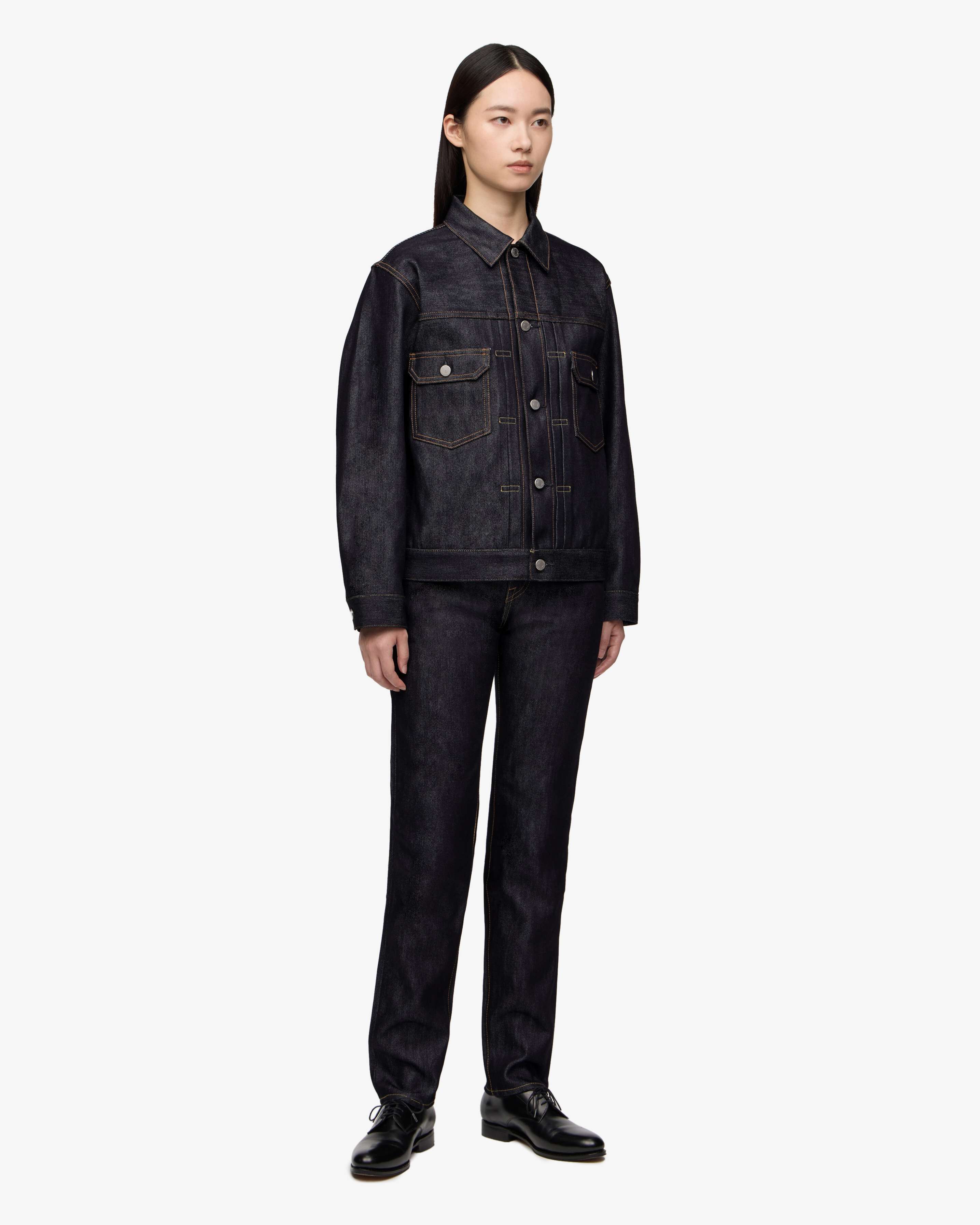 002 SILK DENIM JACKET 15oz
