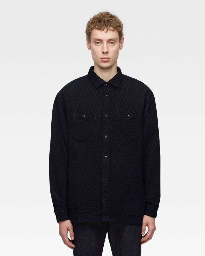SASHIKO WORK SHIRT,, medium