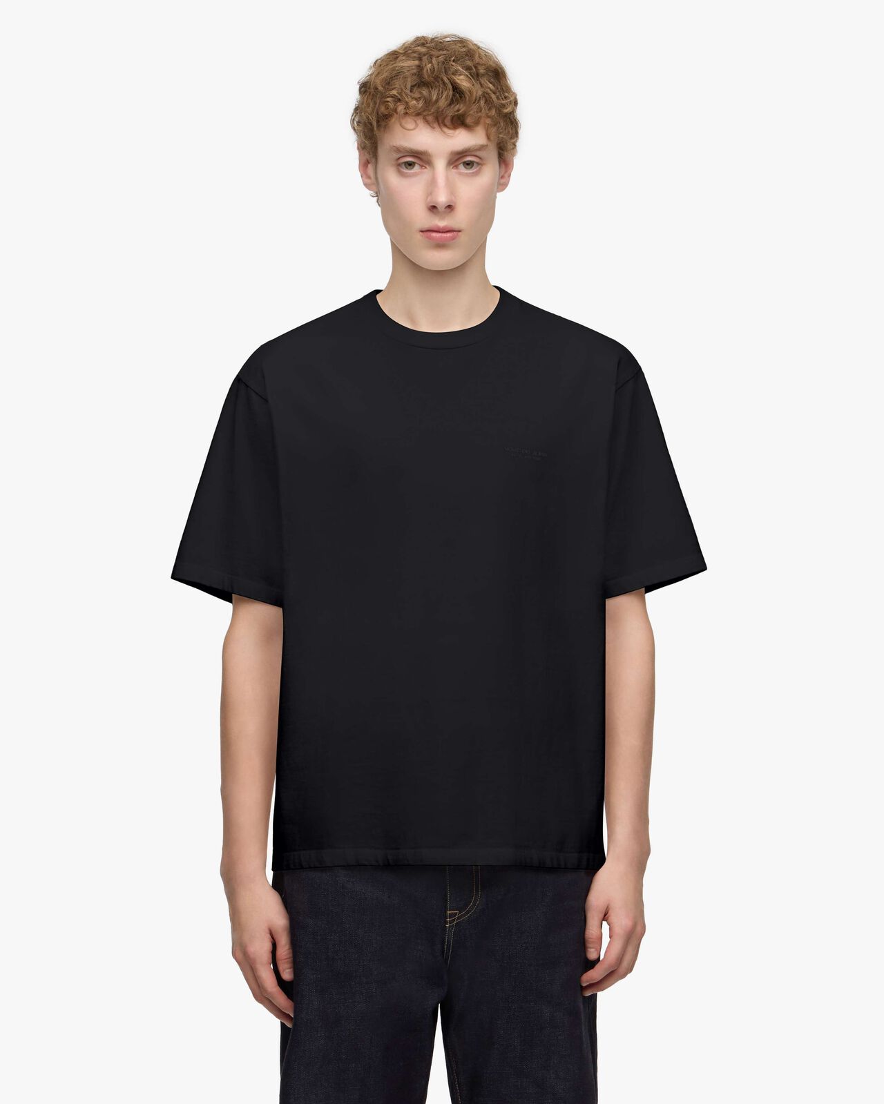 ZIMBABWE COTTON S/S TEE - TOKUNO BLUE,NAVY, large image number 0