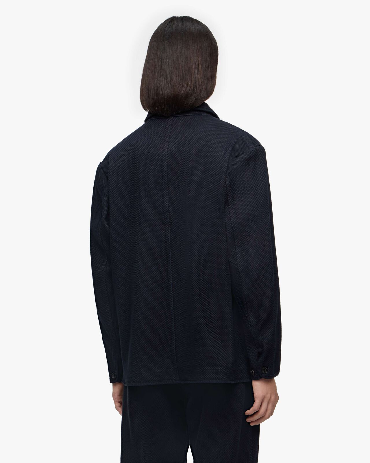 [Late Mar Release] SASHIKO JACKET-OVERDYE,Indigo, large image number 2