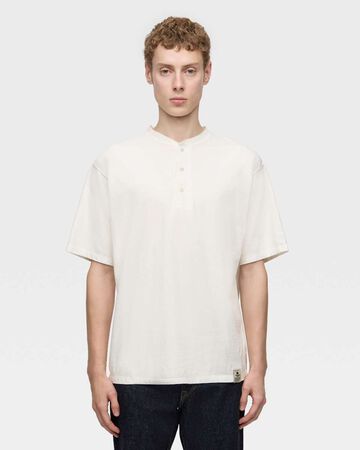 HENRY NECK S/S TEE,WHT, small image number 0