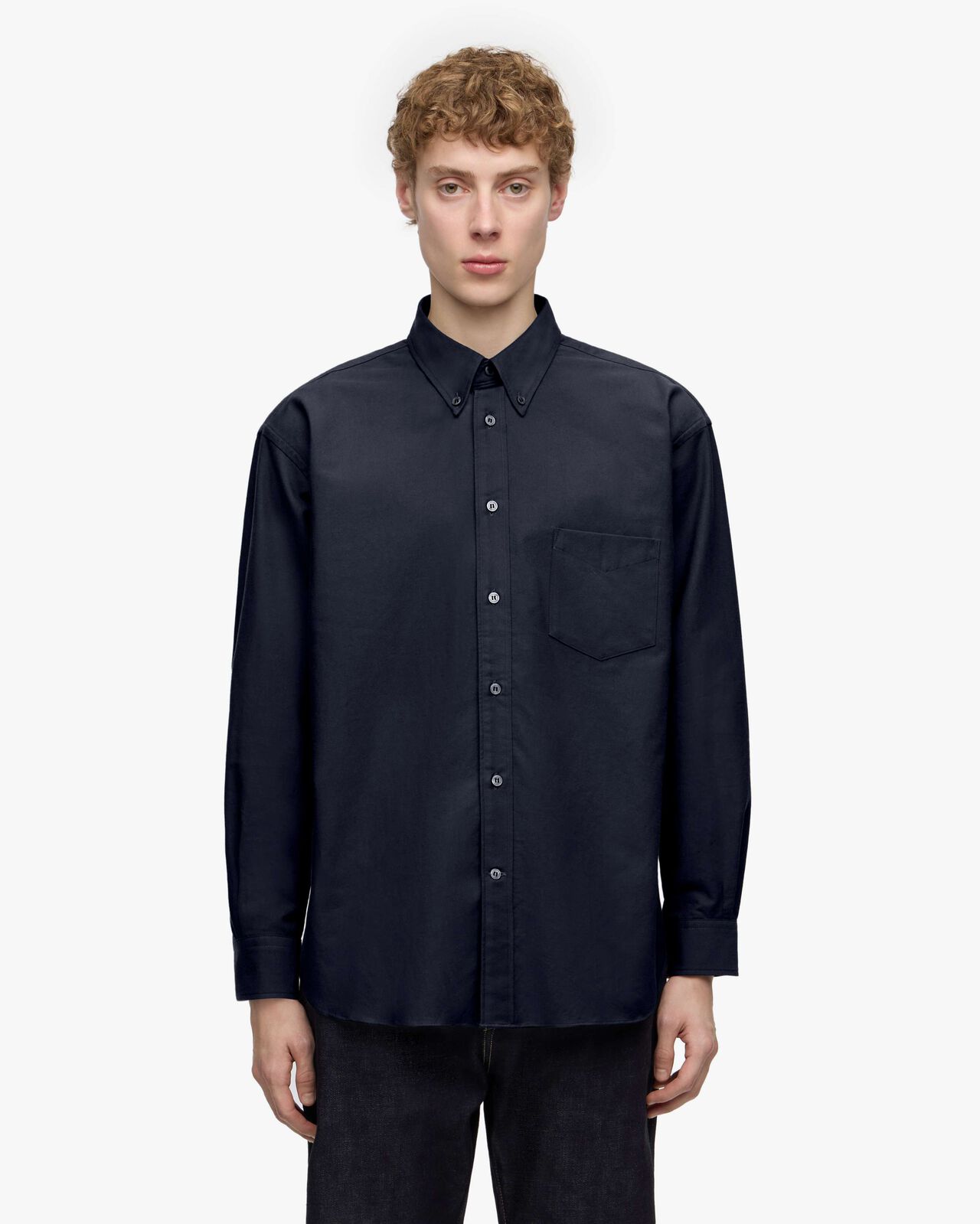 [Mid Feb Release] OXFORD L/S SHIRT,Light Black, large image number 11