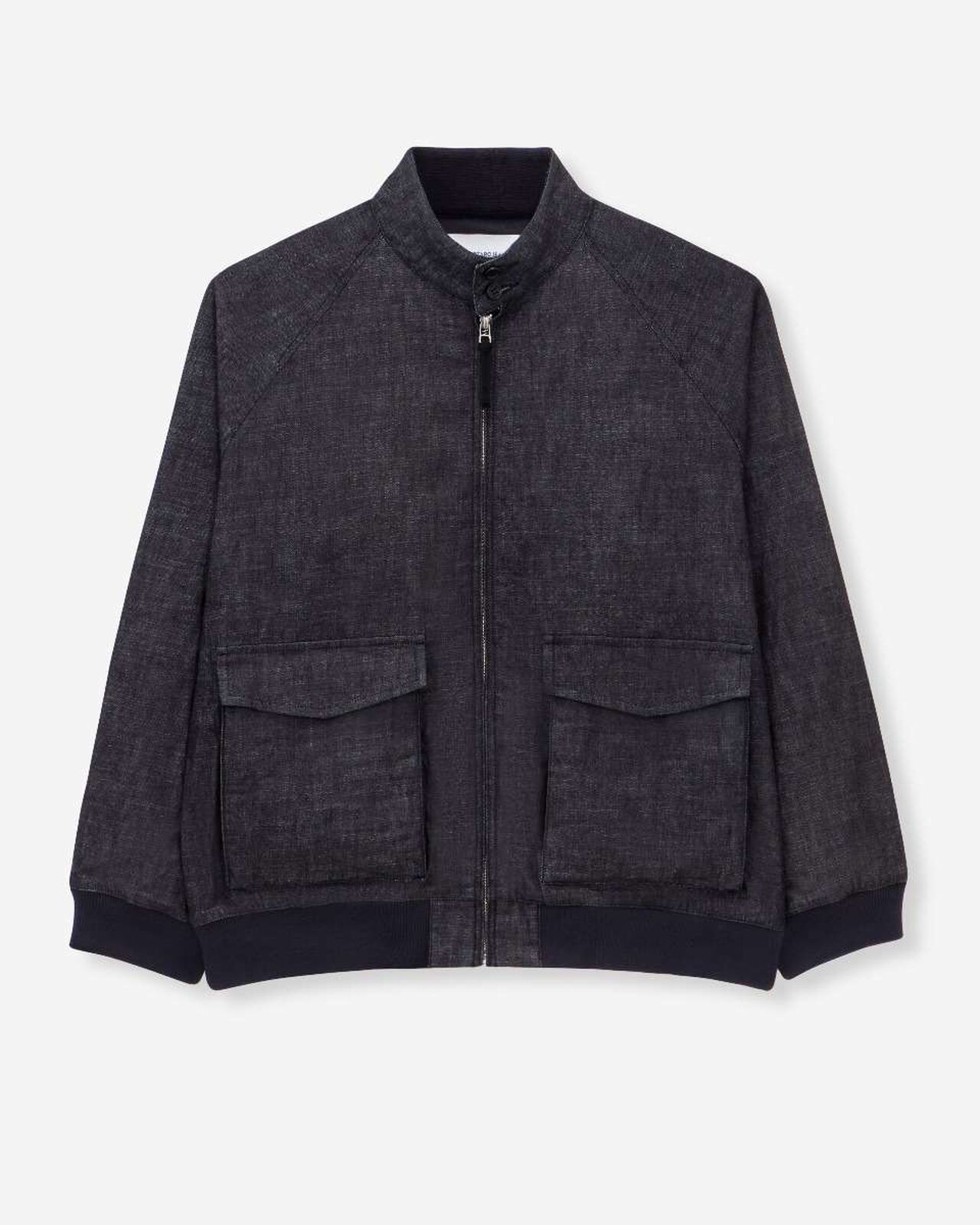 DENIM DRIZZLER JACKET,Indigo, large image number 6