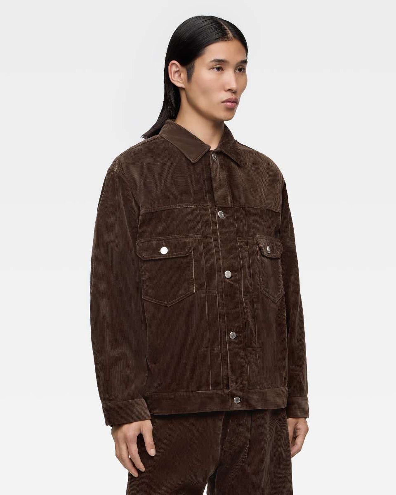 #002 CORDUROY JACKET,BRN, large image number 1