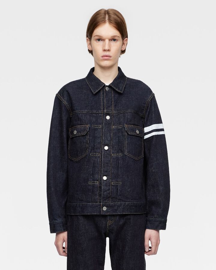 #002 CLASSIC DENIM JACKET 15.7oz,, medium
