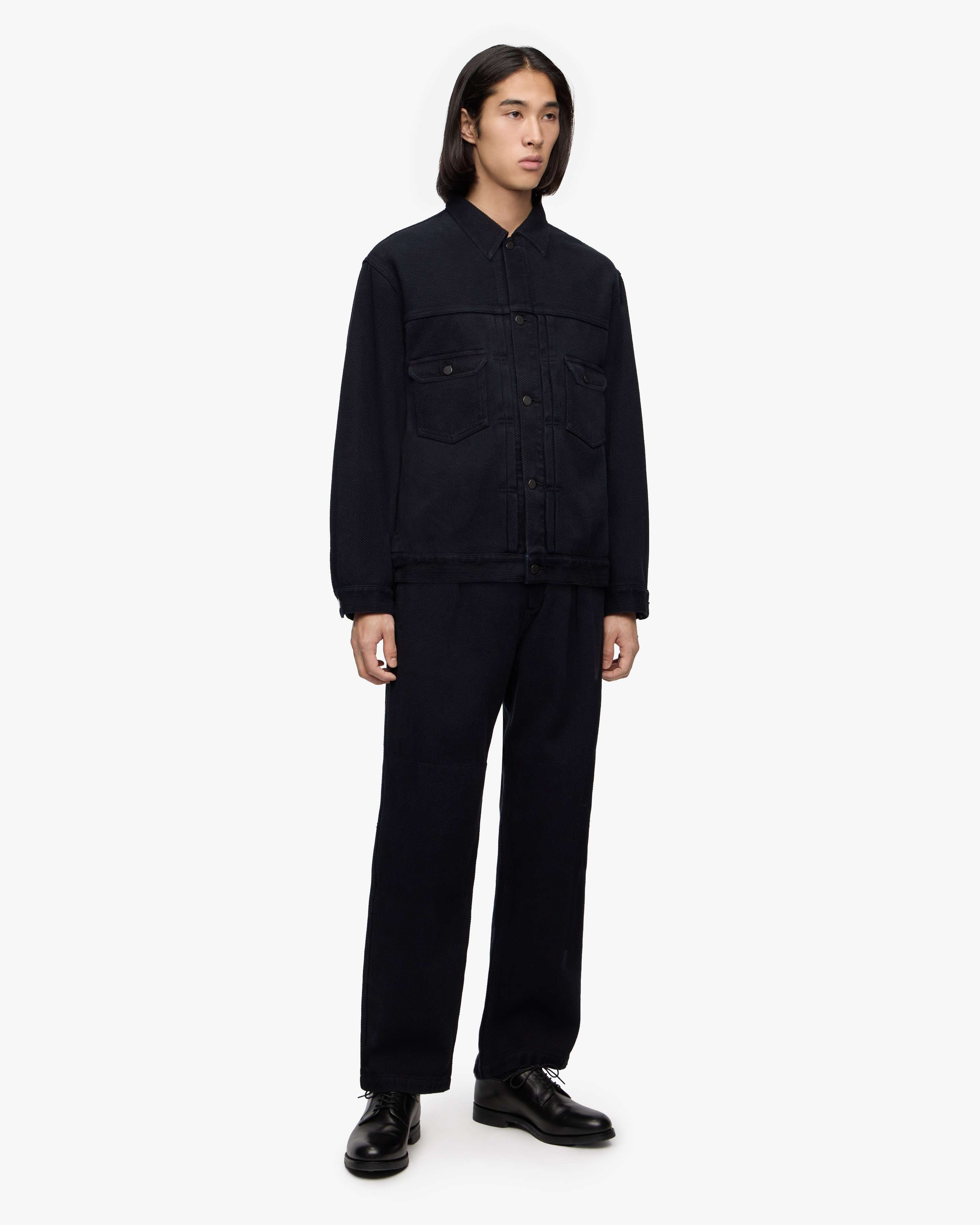 SASHIKO JACKET#002-OVERDYE