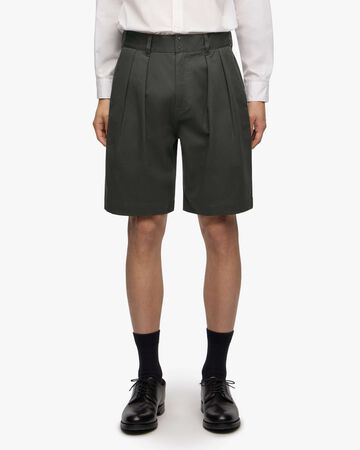 [Mid Feb Release] WESTPOINT WIDE SHORTS-FABRIC DYE,Light Black, large image number 8