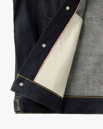 #013 STANDARD DENIM JACKET WOMEN'S 14.7oz,靛藍, large image number 5