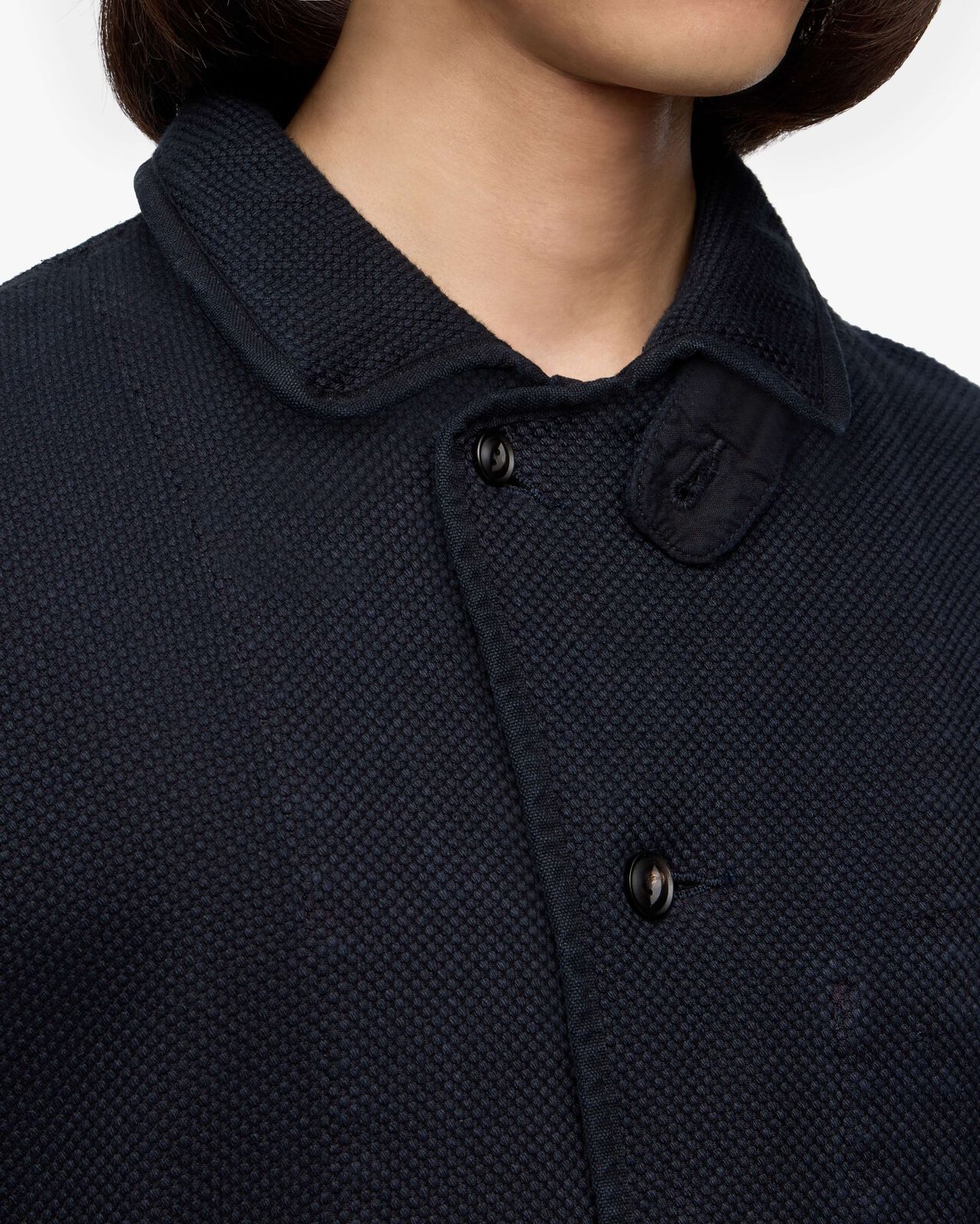 [Late Mar Release] SASHIKO JACKET-OVERDYE,Indigo, large image number 4