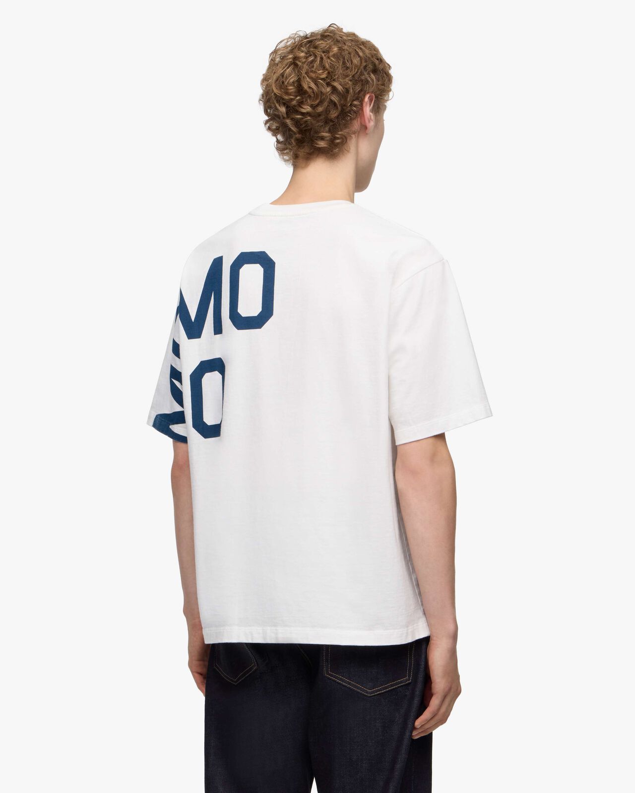 [Late Feb Release]  ZIMBABWE COTTON S/S TEE - MOMOTARO,NAVY, large image number 2
