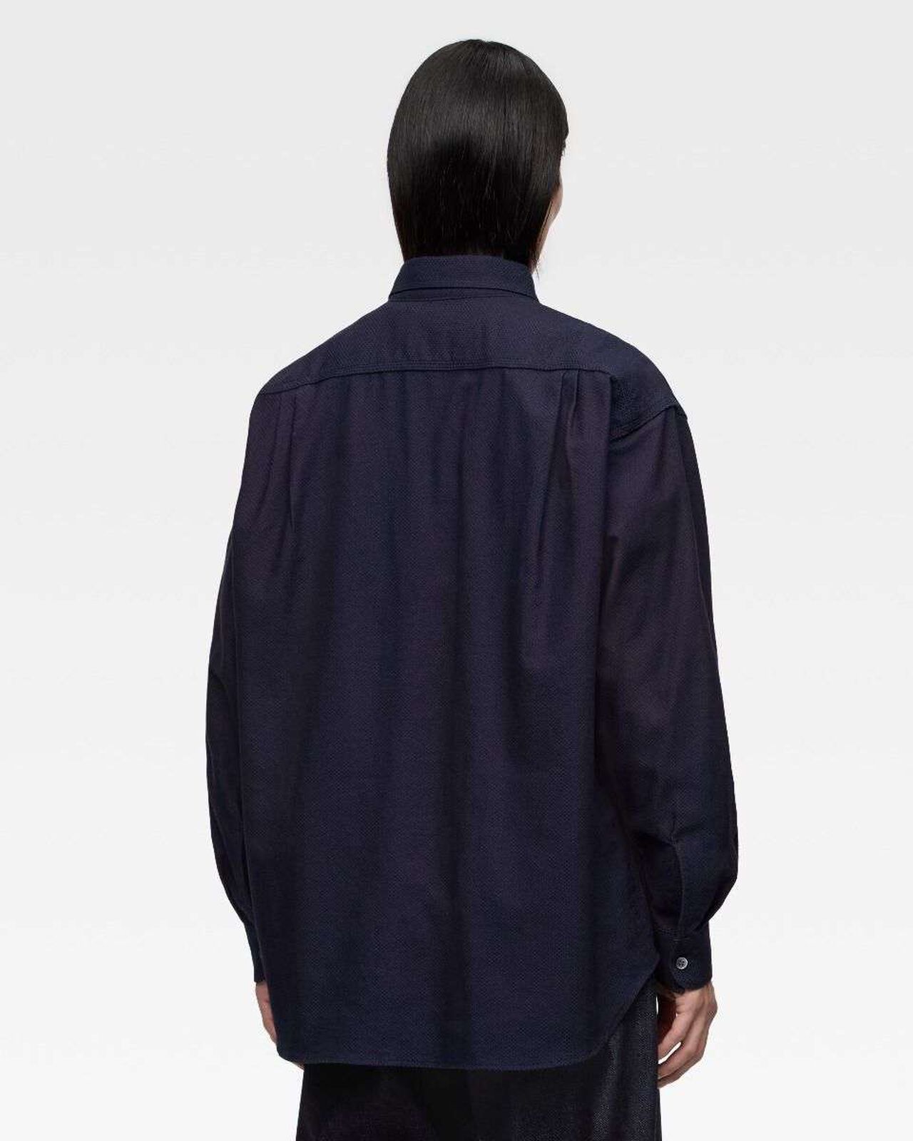 SASHIKO CPO SHIRT,Indigo, large image number 2