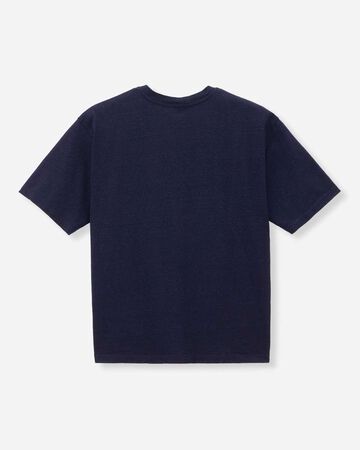 YARN DYED S/S TEE - ALPHABET FRONT),Indigo, small image number 6