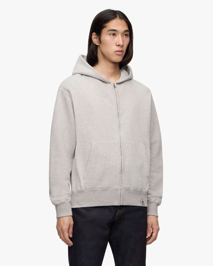 LOOPWHEEL SWEAT ZIP UP HOODY,, medium