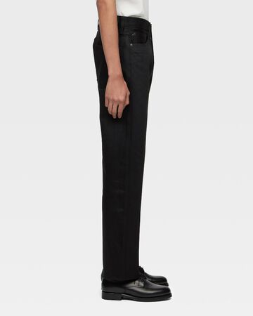 #100 STANDARD STRAIGHT 14.7oz ZIPPER FLY,BLK, large image number 5