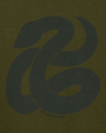 HEAVY OUNCE S/S TEE -SNAKE,Hitam, small image number 18