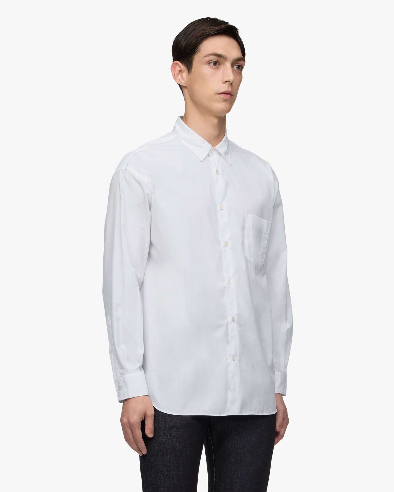 BROAD L/S SHIRT,Weiß, large image number 1