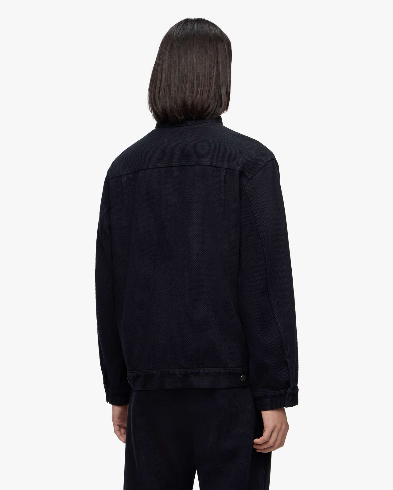 [Late Mar Release] SASHIKO JACKET#002-OVERDYE,BLK, large image number 3