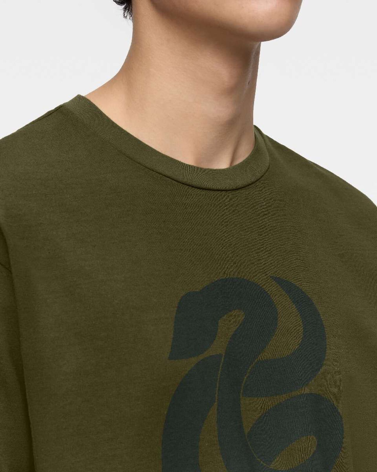HEAVY OUNCE S/S TEE -SNAKE,Hitam, large image number 14