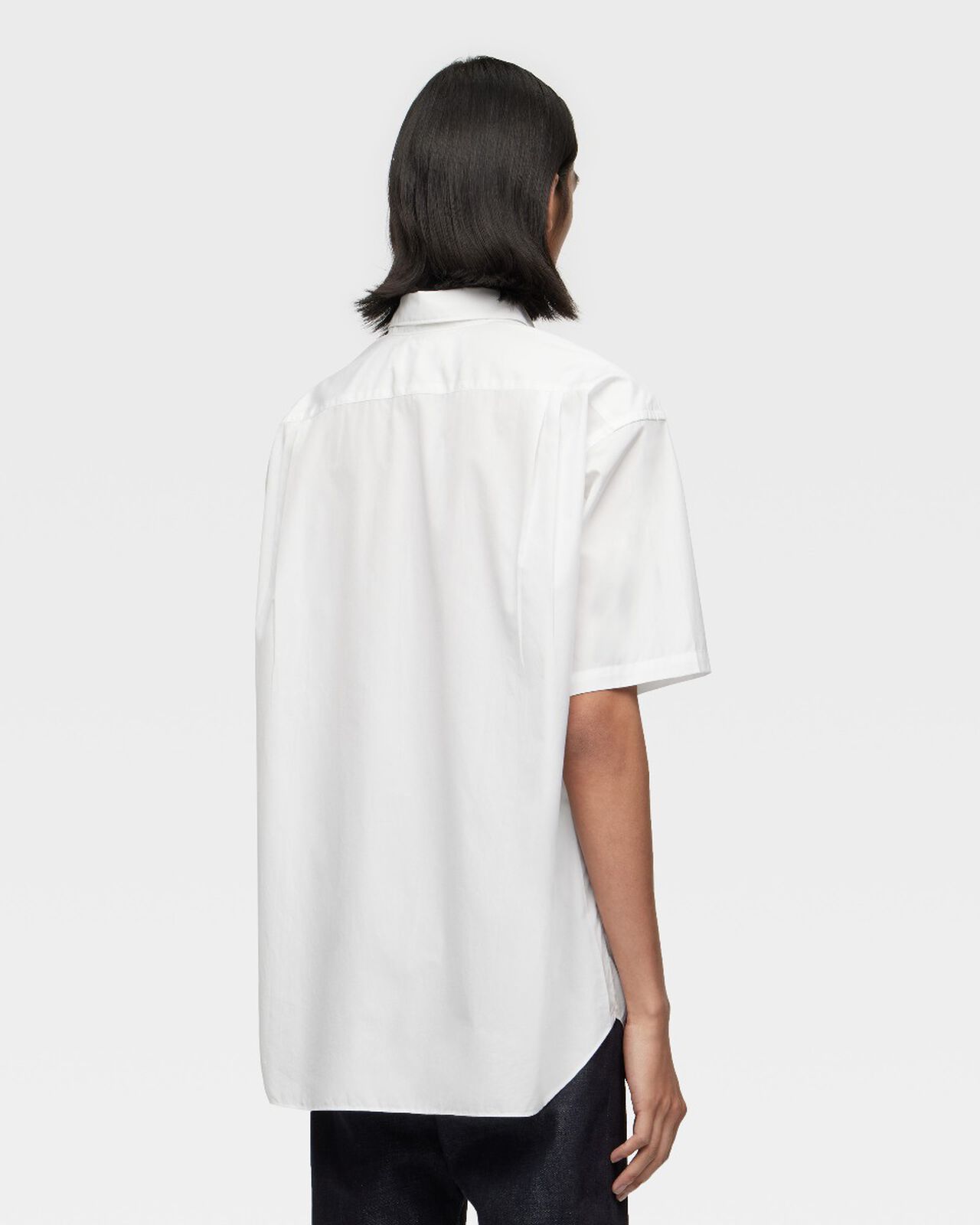 BROAD S/S SHIRT,WHT, large image number 2