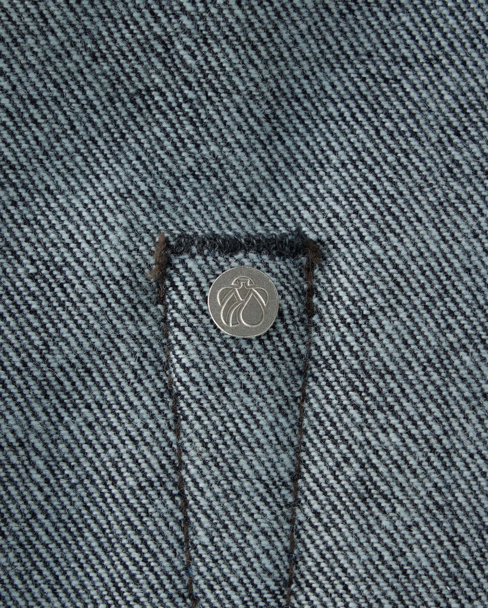 100 CASHMERE STRAIGHT 13.7oz ZIPPER FLY