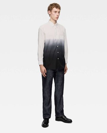 BROAD L/S SHIRT - KYOTO MONTSUKI GRADATION,Noir, small image number 3