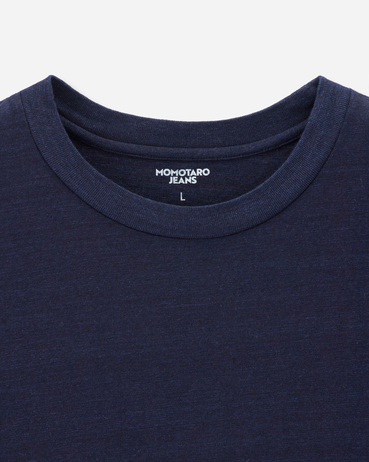 YARN DYED S/S TEE - INDIGO,Indigo, large image number 7
