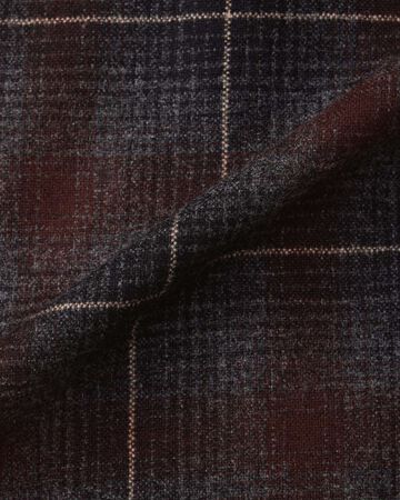 WOOL×CASHMERE OMBRE CHECK L/S SHIRT,GRY, small image number 10