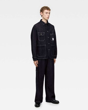 DENIM COVERALL,Indigo, large image number 3