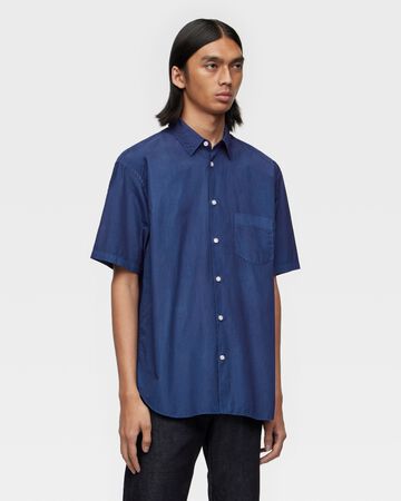 BROAD S/S SHIRT - NATURAL INDIGO,DID, small image number 2