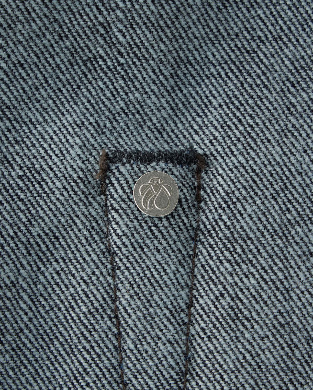 MMJZ0303 #300 CASHMERE SLIM 13.7oz ZIPPER FLY,Indigo, large image number 12
