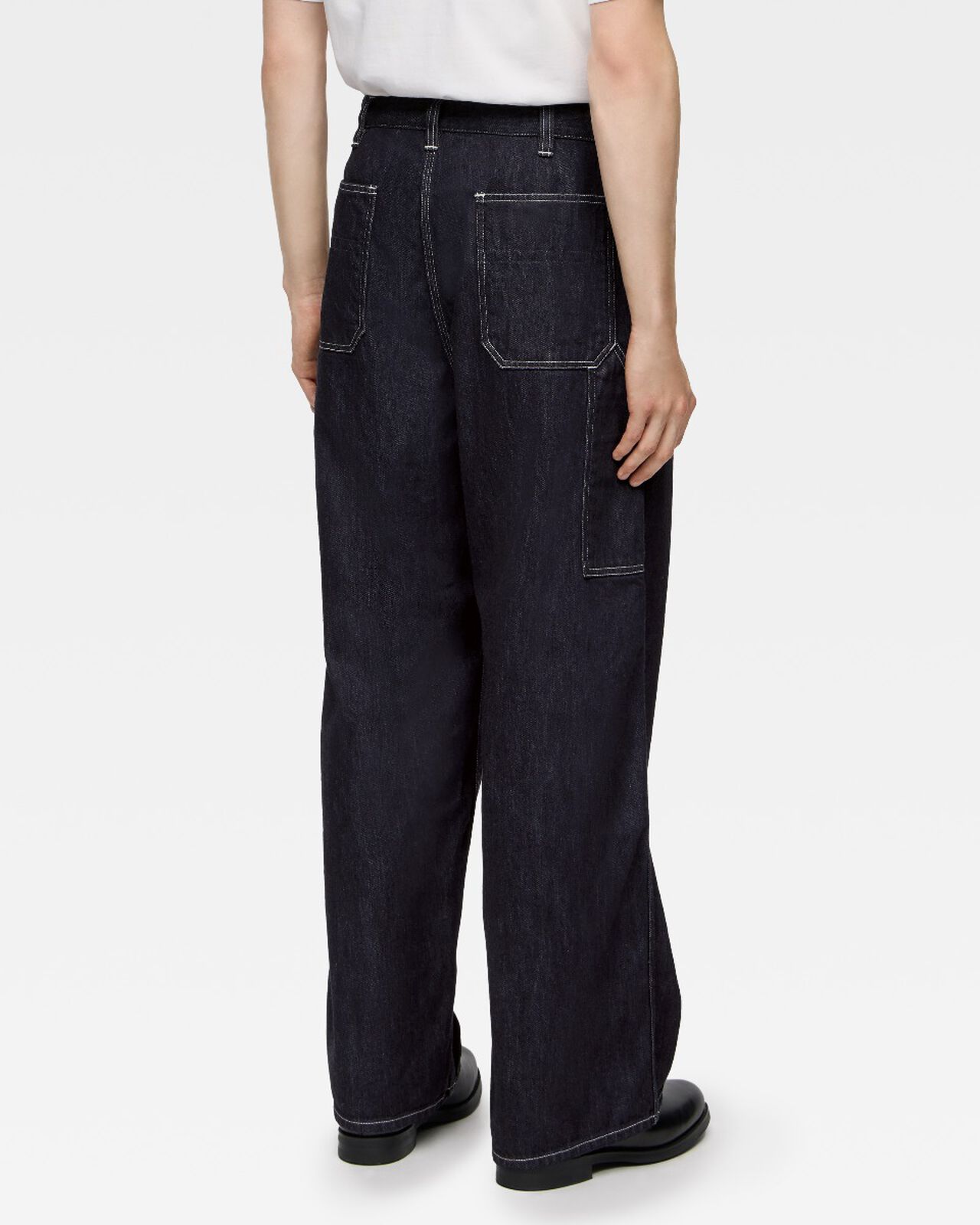 DENIM PAINTER PANTS,Indigo, large image number 2