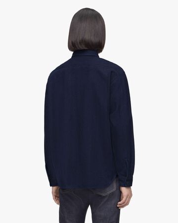 SASHIKO WORK SHIRT,Indigo, large image number 2