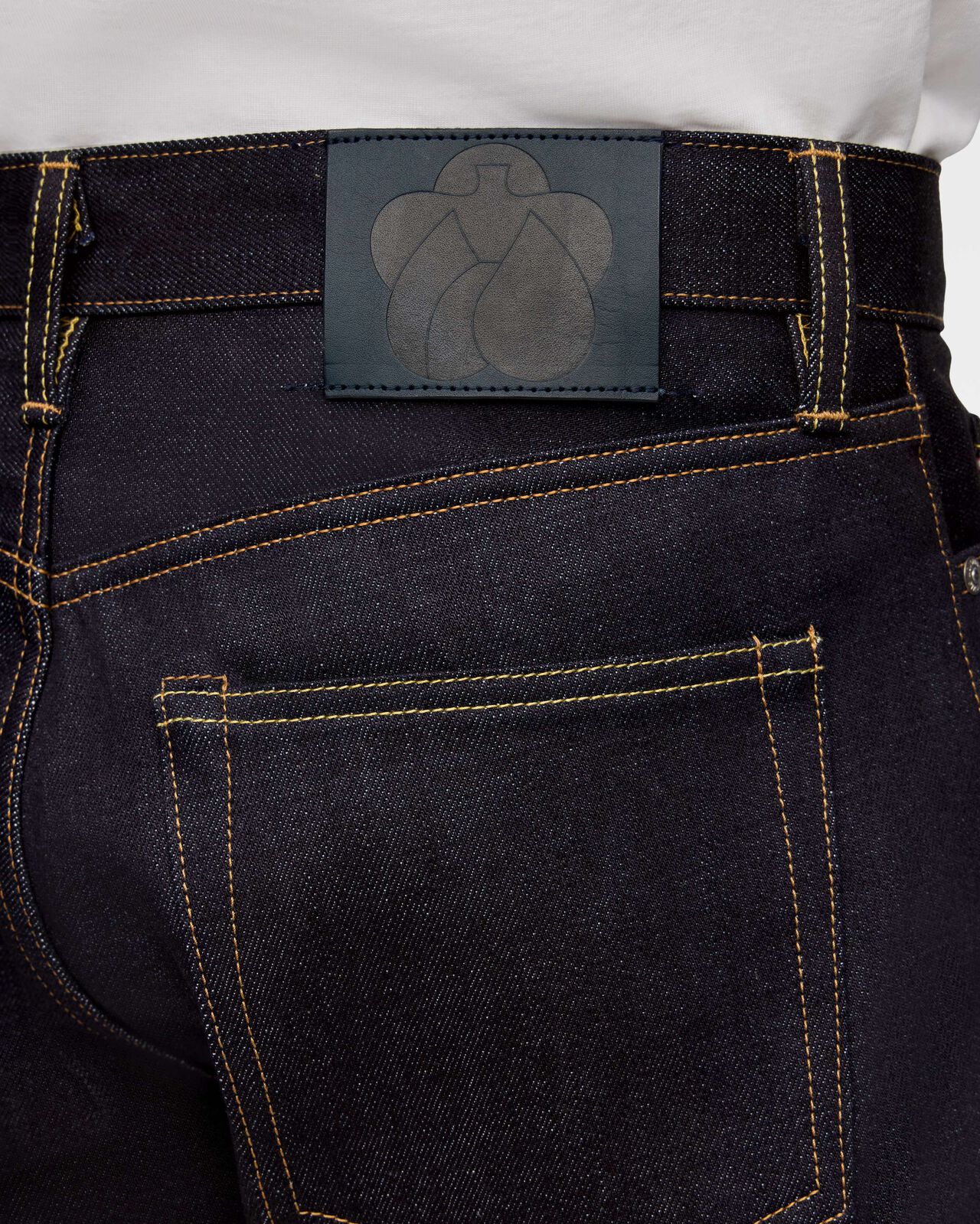 #500  STANDARD NARROW STRAIGHT 14.7oz ZIPPER FLY,Indigo, large image number 5