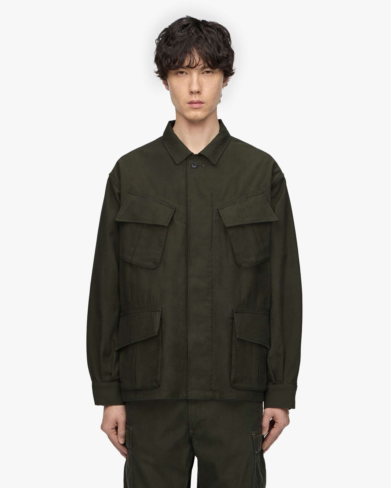 FATIGUE JACKET,NAVY, large image number 8